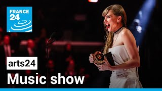 Music show Taylor Swift makes history at 2024 Grammy Awards • FRANCE 24 English [upl. by Mcnully]