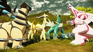 Arceus speaks with Palkia Dialga and Giratina  Pokemon Legends Arceus [upl. by Afton]