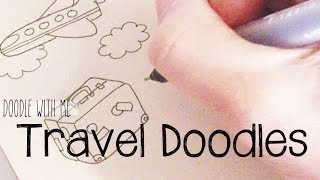 Travel Doodles  Doodle with Me [upl. by Htederem]