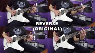 Blackened  Metallica  Intro  guitar cover normal and reversed [upl. by Haleemak]