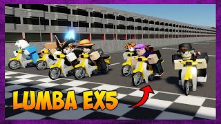 MOTOR EX5 MENGGILA DI LITAR SENTUL  Drag Project Roblox [upl. by Baal]