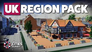 The UK Region Pack is INCREDIBLE in Cities Skylines 2  Linden 27 [upl. by Reibaj]