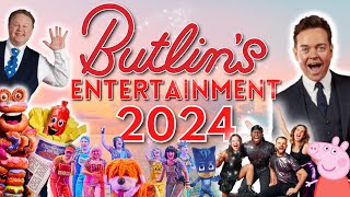 ALL Butlins Entertainment 2024 [upl. by Ahsillek]