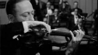 Jascha Heifetz plays Tchaikovsky Violin Concerto 1st mov [upl. by Suolevram]