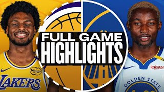 LAKERS at WARRIORS  NBA PRESEASON FULL GAME HIGHLIGHTS  October 18 2024 [upl. by Aubyn]