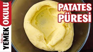 Patates Püresi Tarifi  Mükemmel Patates Püresinin İpuçları [upl. by Yelkao783]