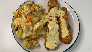 How to make the Best Oven Baked Salmon and vegetables  Classic Taste [upl. by Asselem]