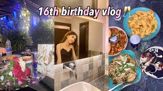 16th birthday Vlog 🥂 [upl. by Lirba]