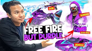 Purple Only 😈 Challenge in Solo Vs Squad Br Ranked Mode 😱 Tonde Gamer Pro Lobby  Free Fire Max [upl. by Yvette]