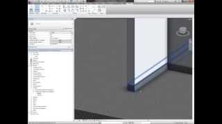 Revit Architecture Applying Skirting using an integrated Wall Sweep [upl. by Kylstra]