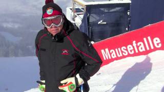 Die Streif  mit dem Olympiasieger am Hahnenkamm [upl. by Adnerak]