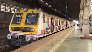 Airoli Action  Harbour Line Trains to Panvel Vashi amp Thane [upl. by Wystand]