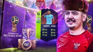 PATH TO GLORY GABRIEL JESUS IN A PACK 800K FIFA 18 Ultimate Team [upl. by Ardeha912]