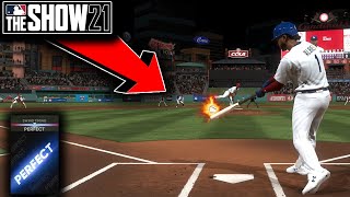 BEST Hitting Settings MLB The Show 21  PERFECT SWING EVERYTIME [upl. by Phillis]