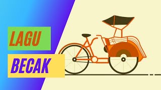 Lagu Naik Becak  Karaoke [upl. by Eislehc58]