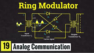 Ring Modulator or Chopper Modulator for Generation of DSBSC signal  Lec19 [upl. by Anirbus916]