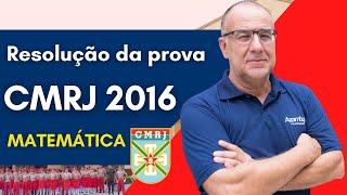 CMRJ  Prova Matemática Colégio Militar do Rio de Janeiro 6º ano 2016  Correção [upl. by Lirrad910]