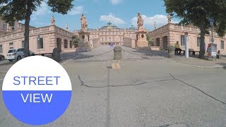 STREET VIEW in der Barockstadt Rastatt in GERMANY [upl. by Stella543]