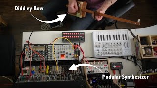 Diddley Bow Meets Modular Synth TX Wiggles 39 [upl. by Seraphine495]