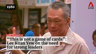 quotWhoever governs Singapore must have that iron in himquot Lee Kuan Yew  From the archives [upl. by Atekin]