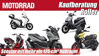 Große Roller in Deutschland im Überblick Scooter mit mehr als 125 cm³ Hubraum [upl. by Temple]