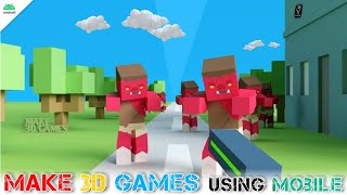 How to Make 3D Games Using Mobile and Publish It  Make 3D FPS Games On Android Part 4 [upl. by Nuawd]