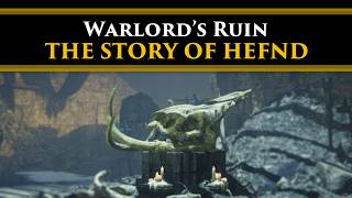 Destiny 2 Lore  The Story of Hefnd the heart of Warlords Ruin Who killed the Dragon [upl. by Airyt]