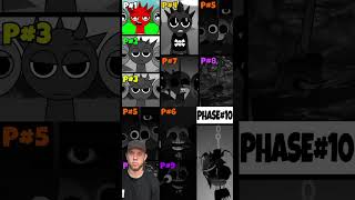 Sprunki VS P1 P2 P3 P4 P5 P6 P7 P8 P9 P10 incredibox animation incrediboxv9 sprunki phase [upl. by Findley]