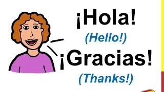 Spanish Lesson 4  GREETINGS Basic words in Spanish Expressions How to say hello Survival Spanish [upl. by Man]