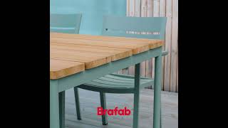 Brafab quotDeliaquot Gartenstuhl amp quotNoxquot Gartentisch in der Trendfarbe Dusty Green [upl. by Nnainot]