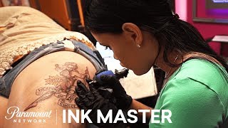 Elimination Tattoo Superheroes  Ink Master Season 7 [upl. by Alva]