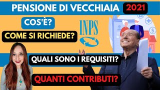 👴PENSIONE DI VECCHIAIA👵 Chi può andare in pensione [upl. by Avi104]