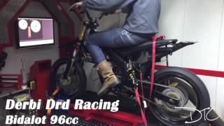 Derbi Drd Bidalot 96cc first Dyno session [upl. by Florry539]