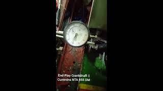 crankshaft end play cummins nta 855 shorts cummins [upl. by Takakura]