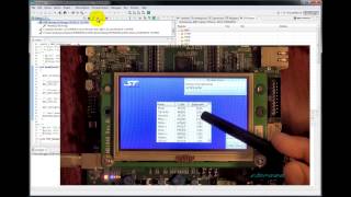 STM32F429 Eval board featuring STemWIN supported by Emprog ThunderBench [upl. by Denten731]