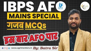 IBPS AFO Mains Special MCQs Session  IBPS AFO 202425  AFO Preparation ibpsafo [upl. by Nairehs63]