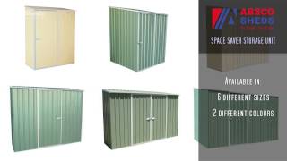 Absco Spacesaver Slimline Garden Sheds [upl. by Yared889]