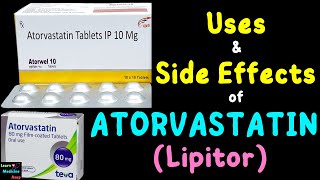 Atorvastatin Lipitor – Side Effects Uses Mechanism of Action Dosage Interactions Warnings [upl. by Dowell]