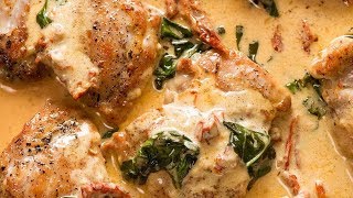 Chicken with Creamy Sun Dried Tomato Sauce [upl. by Hseham]