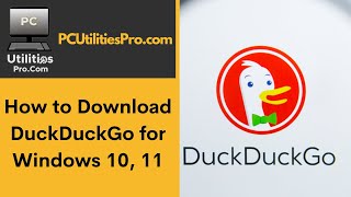 How to Download DuckDuckGo Browser for PC Windows 10 11 [upl. by Leffen]