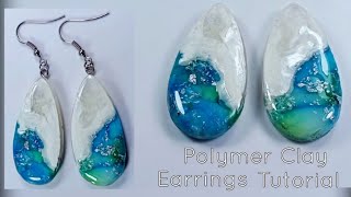 Clay Jewellers Polymer Clay Earrings Idea and Tutorial  LoviCraft [upl. by Kyte]