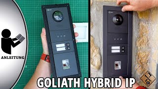 GOLIATH Hybrid IP amp 2Draht BUS Video Türsprechanlage Inbetriebnahme und Einrichtung [upl. by Niahs]