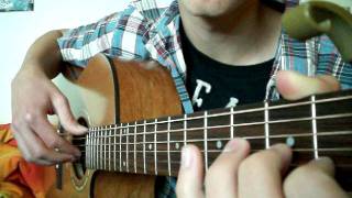 Nujabes  Feather Acoustic guitar lesson [upl. by Annayi]