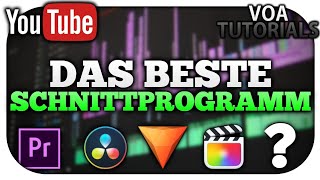 Was ist das BESTE Schnittprogramm für YouTuber 2020  VoaTutorials [upl. by Nauqed]