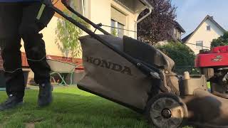 Honda HRG 536 C8 VKEH Mähvideo lawn mowing [upl. by Dich]