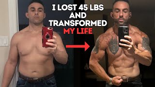 My 45 lbs Weight loss TRANSFORMATION journey  6 Key Steps [upl. by Hetty]