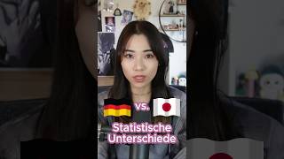 Deutschland 🇩🇪 vs Japan 🇯🇵 Statistische Unterschiede Teil 2 shorts [upl. by Eeima]