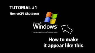 quotNonACPI Shutdownquot Tutorial November 3 2024 [upl. by Taveda]