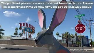 A new sculpture hops into view in the Historic Miracle Mile District [upl. by Zimmer985]