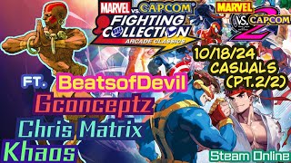 MvC2 Sets ft Chris Matrix Gconceptz Khaos amp Beatsofdevil 101824 pt22 Steam Online [upl. by Eirual]